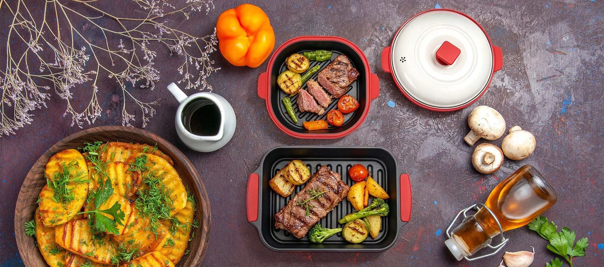 Pembekal China Yang Boleh Dipercayai Gril Microwave Multi-Pot