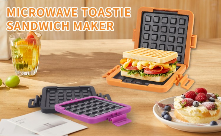 Waffles microwave toaster grill tray product front view silicone waffle maker