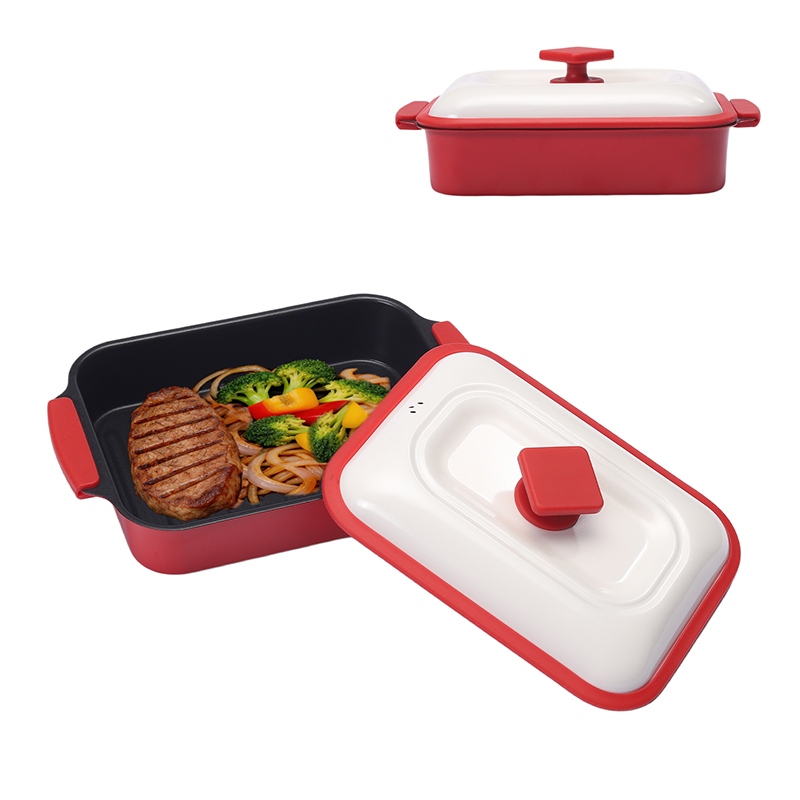 Salutan tidak lekat Gril Microwave Multi-Pot